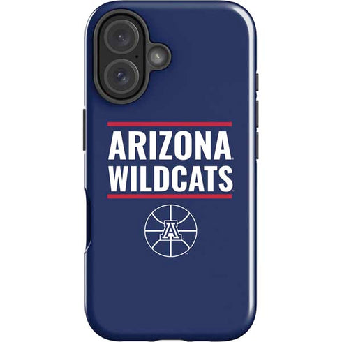 University of Arizona Wildcats Basketball Mark iPhone 16 Plus Impact Case